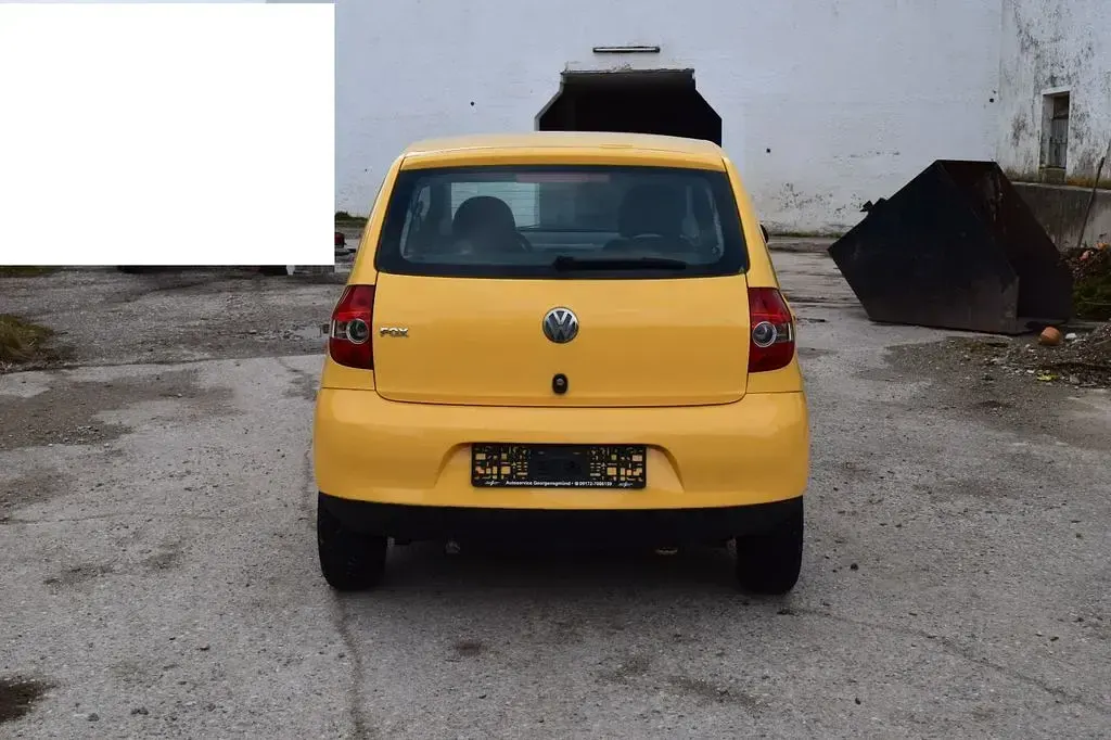 Gebraucht VW Fox 54 PS (39 kW) 2006 Gelb Kleinwagen