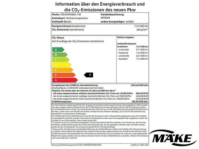 Gebraucht VW Arteon R-line 190 PS (139 kW) 2025 Oryxweiß perlmutteffekt Kombi