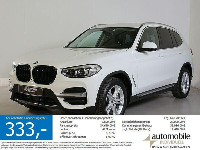 Weiß Gebraucht 2021 BMW X3 Luxury Line SUV | 33.740 € (Guter Preis) - Bild 1/4
