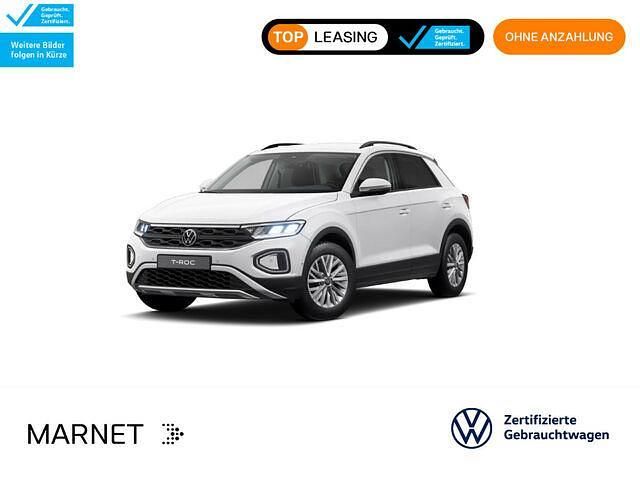 Weiß Gebraucht 2024 VW T-Roc Life SUV | 22.630 € (Guter Preis) - Bild 1/2