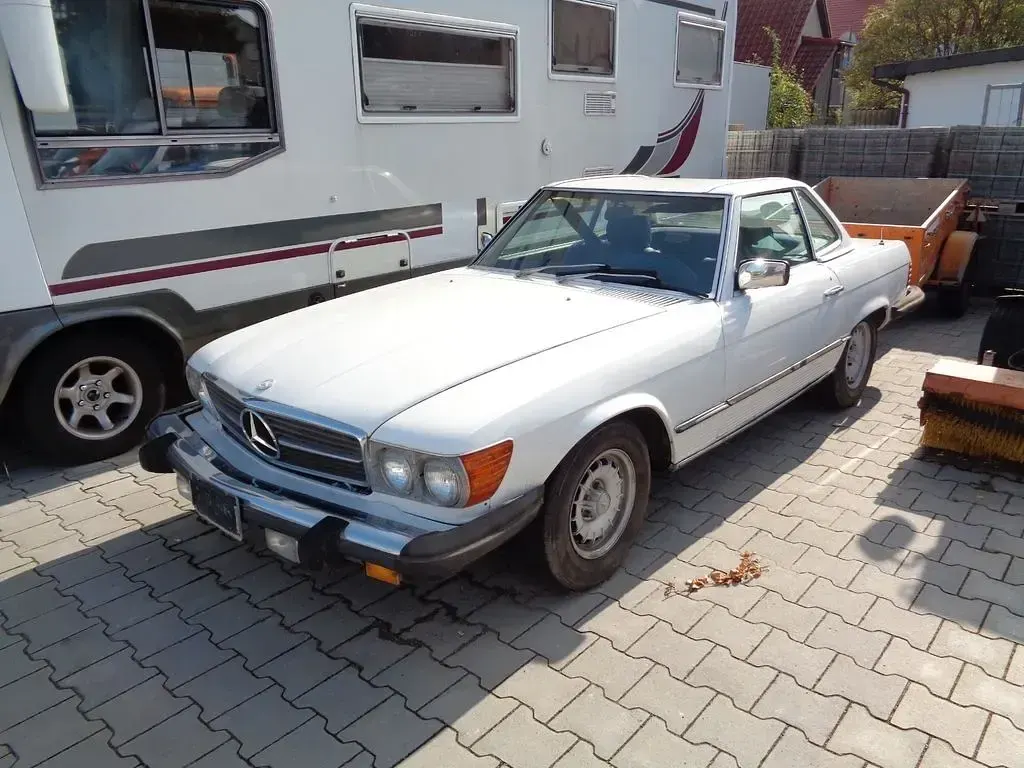 Gebraucht Mercedes SL380 204 PS (150 kW) 1981 Weiß Cabrio