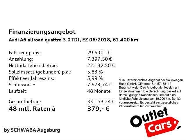 Gebraucht Audi A6 Allroad 320 PS (235 kW) 2018 Javabraun metallic Kombi