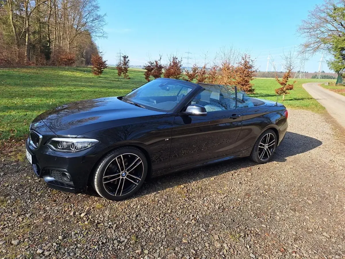 Gebraucht BMW 220 Efficient Dynamics 184 PS (135 kW) 2018 Schwarz Cabrio