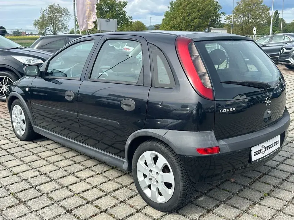 Gebraucht Opel Corsa 75 PS (55 kW) 2002 Schwarz Kleinwagen