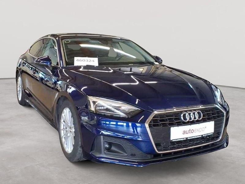 Navarrablau metallic Gebraucht 2020 Audi A5 Sportback Ambiente Limousine | 24.290 € (Guter Preis) - Bild 1/4