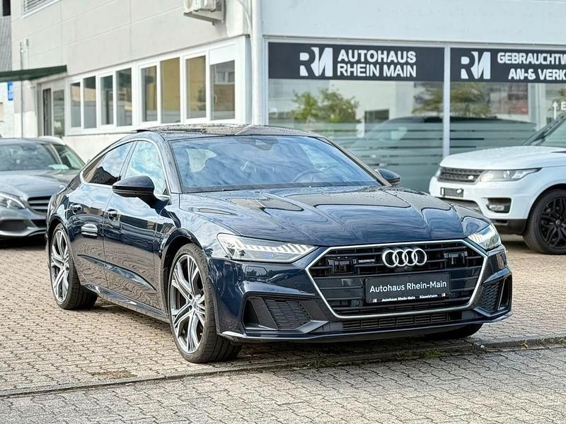 Blau Gebraucht 2019 Audi A7 S-Line Kleinwagen | 41.950 € (Fairer Preis) - Bild 1/4