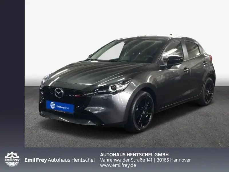 Machine gray Gebraucht 2024 Mazda 2 Homura-Line Limousine | 18.445 € (Guter Preis) - Bild 1/4
