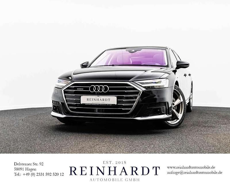 Mythosschwarz metallic Gebraucht 2021 Audi A8 S-Line Limousine | 54.040 € (Fairer Preis) - Bild 1/3