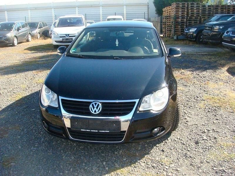 Schwarz Gebraucht 2008 VW Eos Cabrio | 2.600 € (Guter Preis) - Bild 1/4