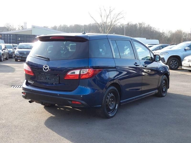 Gebraucht Mazda 5 Sports-Line 150 PS (110 kW) 2012 Blau Van / Kleinbus