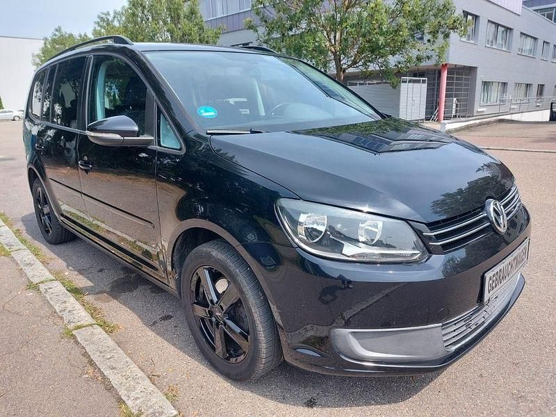 Schwarz Gebraucht 2010 VW Touran Comfortline Van / Kleinbus | 3.500 € (Superpreis) - Bild 1/4