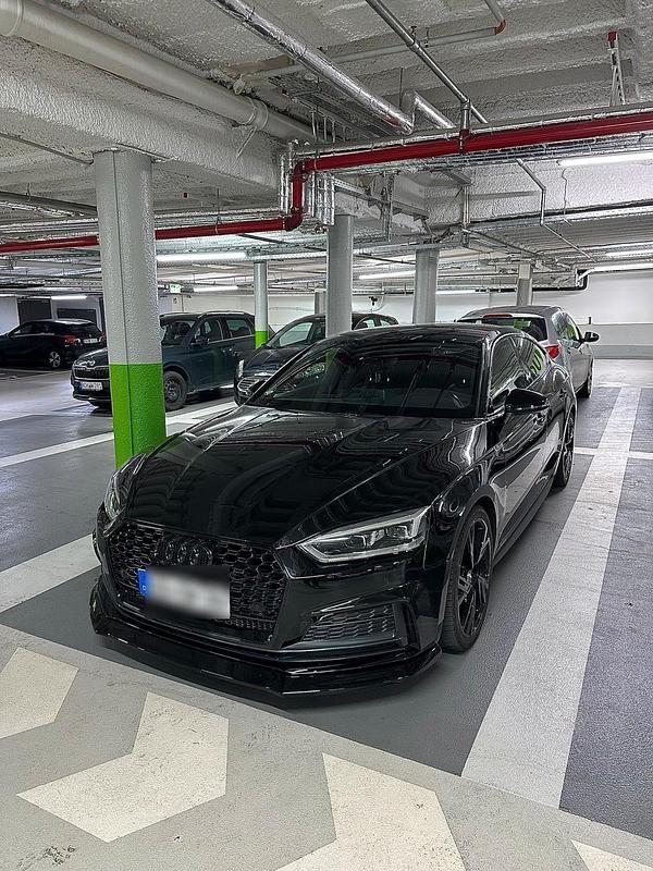 Schwarz Gebraucht 2017 Audi A5 Sportback S-Line Limousine | 23.250 € (Fairer Preis) - Bild 1/4
