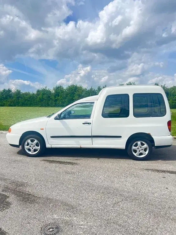 Gebraucht VW Caddy 64 PS (47 kW) 2002 Weiß Van / Kleinbus