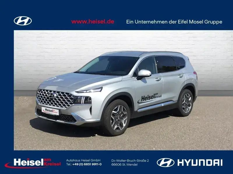 Typhoon silver / met Gebraucht 2023 Hyundai Santa Fe Prime SUV | 44.960 € (Fairer Preis) - Bild 1/1