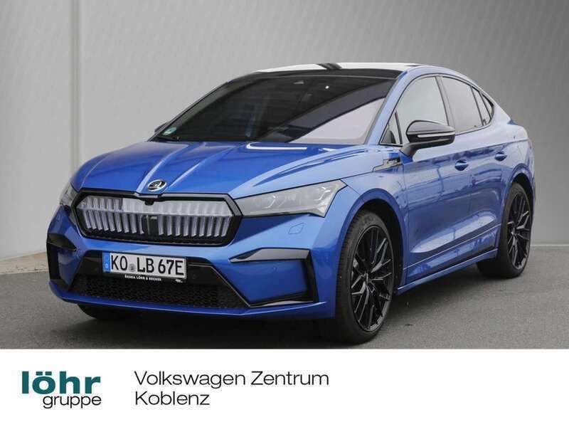 Raceblau metallic Gebraucht 2024 Skoda Enyaq iV SportLine SUV | 48.980 € (Fairer Preis) - Bild 1/4