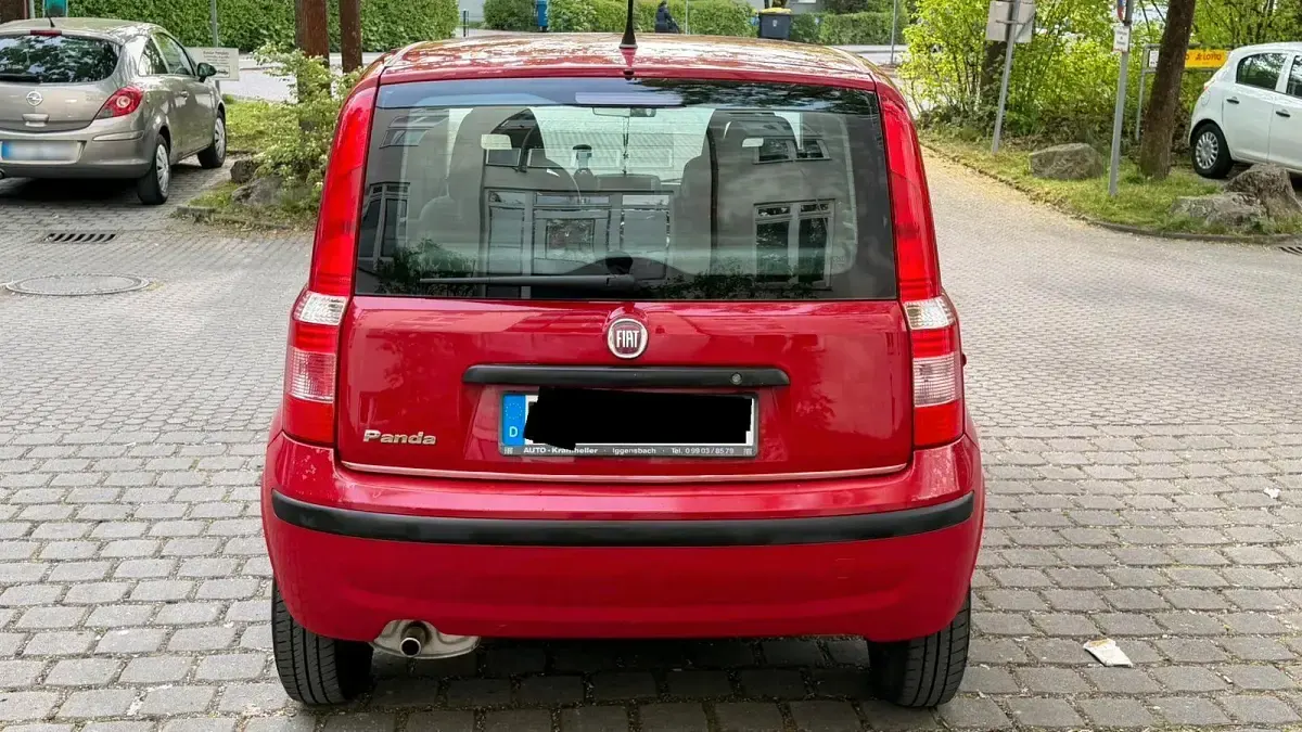 Usata Fiat Panda 2009 Rosso Utilitaria