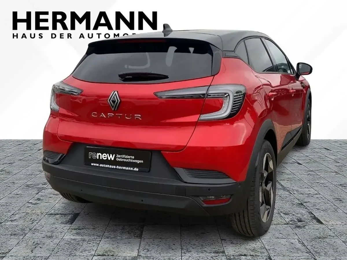 Gebraucht Renault Captur Techno 140 PS (102 kW) 2024 Dezirrot metallic, black pear SUV
