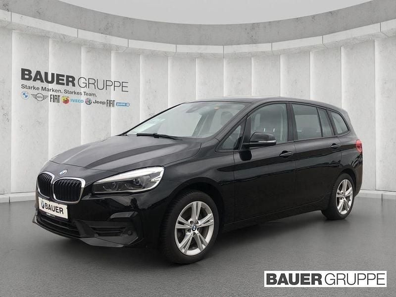 Schwarz Gebraucht 2019 BMW 218 Gran Tourer Advantage Van / Kleinbus | 20.590 € (Teuer) - Bild 1/4