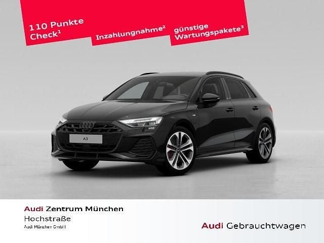 Mythosschwarz metallic Neu 2025 Audi A3 Sportback e-tron S-Line Limousine | 47.459 € (Fairer Preis) - Bild 1/2