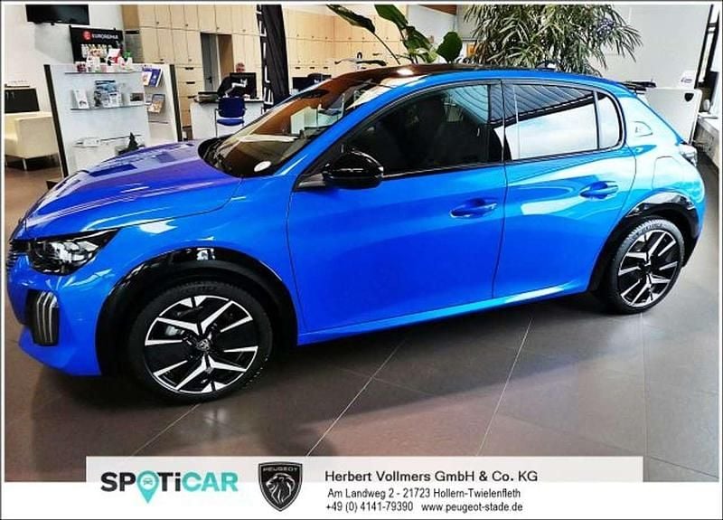 Gebraucht Peugeot e-208 GT 114 kW (156 PS) 2024 Vertigo blau metallic Kleinwagen