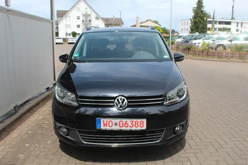 Gebraucht VW Touran Comfortline 105 PS (77 kW) 2011 Schwarz Van / Kleinbus