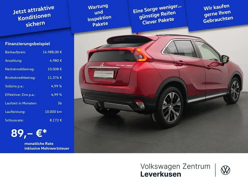 Second-hand Mitsubishi Eclipse Cross Edition 163 CP (119 kW) 2018 Roșu SUV
