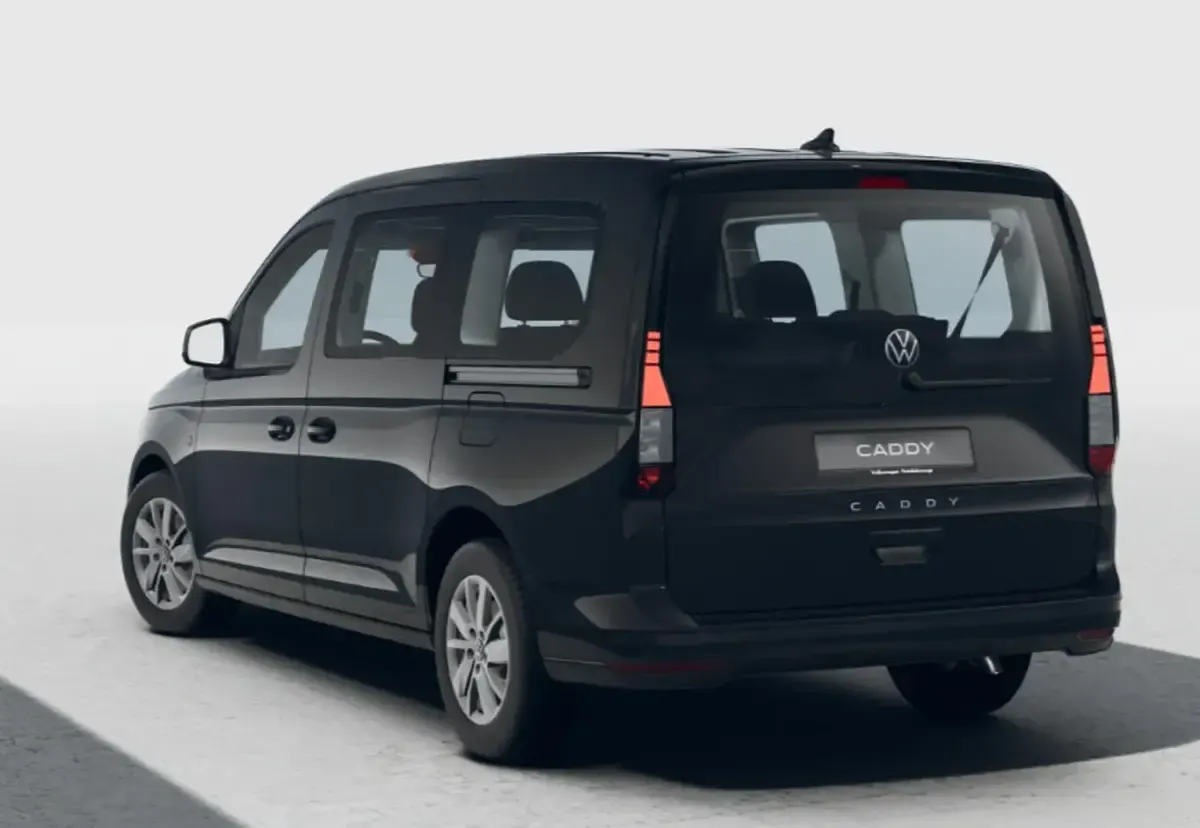 Neu VW Caddy Maxi Life 122 PS (89 kW) 2025 Deep black perleffekt Van / Kleinbus