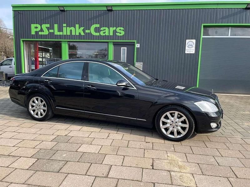 Obsidianschwarz metalliclack Gebraucht 2008 Mercedes S450 Limousine | 8.990 € (Guter Preis) - Bild 1/4
