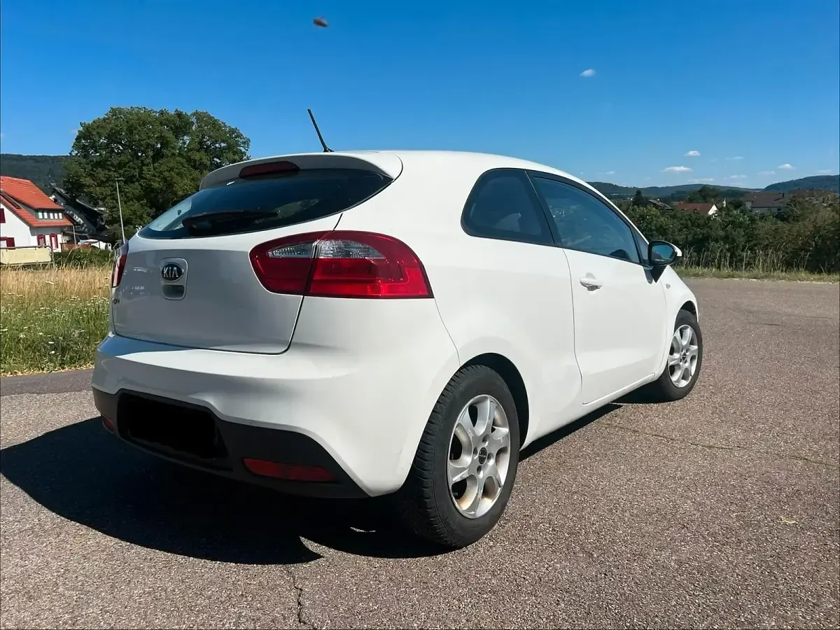Gebraucht Kia Rio 85 PS (62 kW) 2013 Weiß Kleinwagen