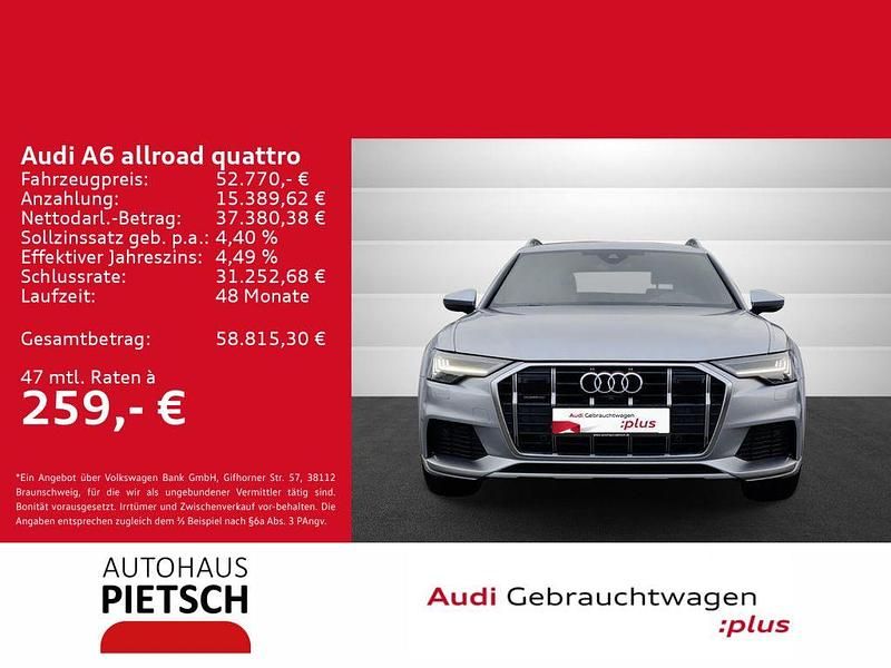 Silber Gebraucht 2023 Audi A6 Allroad Ambiente Kombi | 52.770 € (Etwas zu teuer) - Bild 1/4