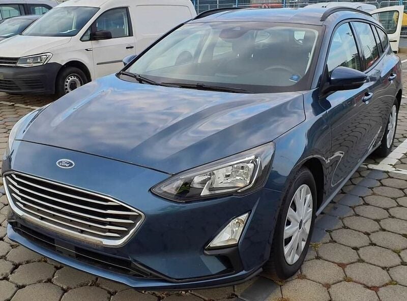 Chroma blau metallic Gebraucht 2021 Ford Focus Kombi | 15.498 € (Superpreis) - Bild 1/4