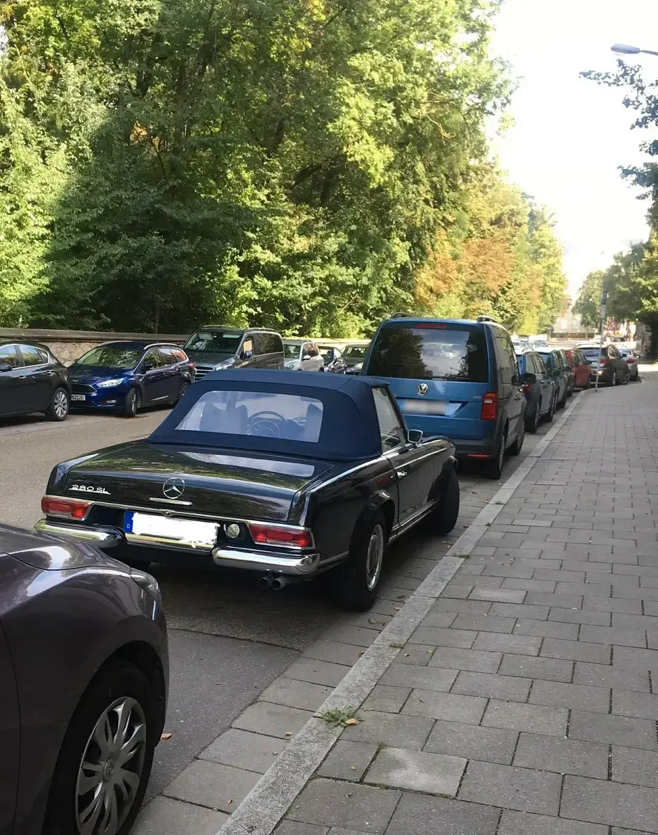 Gebraucht Mercedes SL280 170 PS (125 kW) 1968 Blau Cabrio