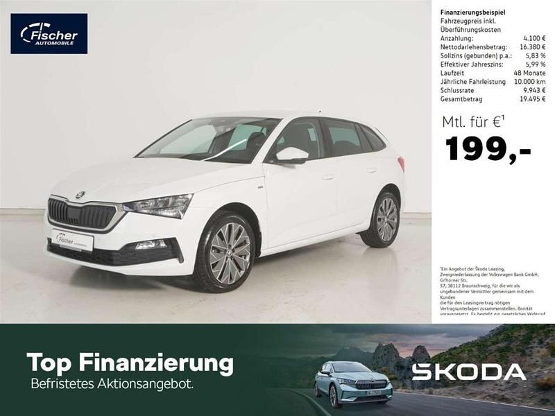 Weiß Gebraucht 2022 Skoda Scala Ambition Kleinwagen | 19.980 € (Superpreis) - Bild 1/4