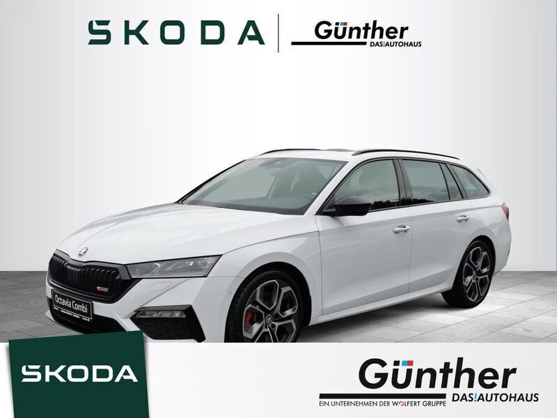 Moonweiß perleffekt Gebraucht 2024 Skoda Octavia RS Kombi | 38.800 € (Fairer Preis) - Bild 1/4