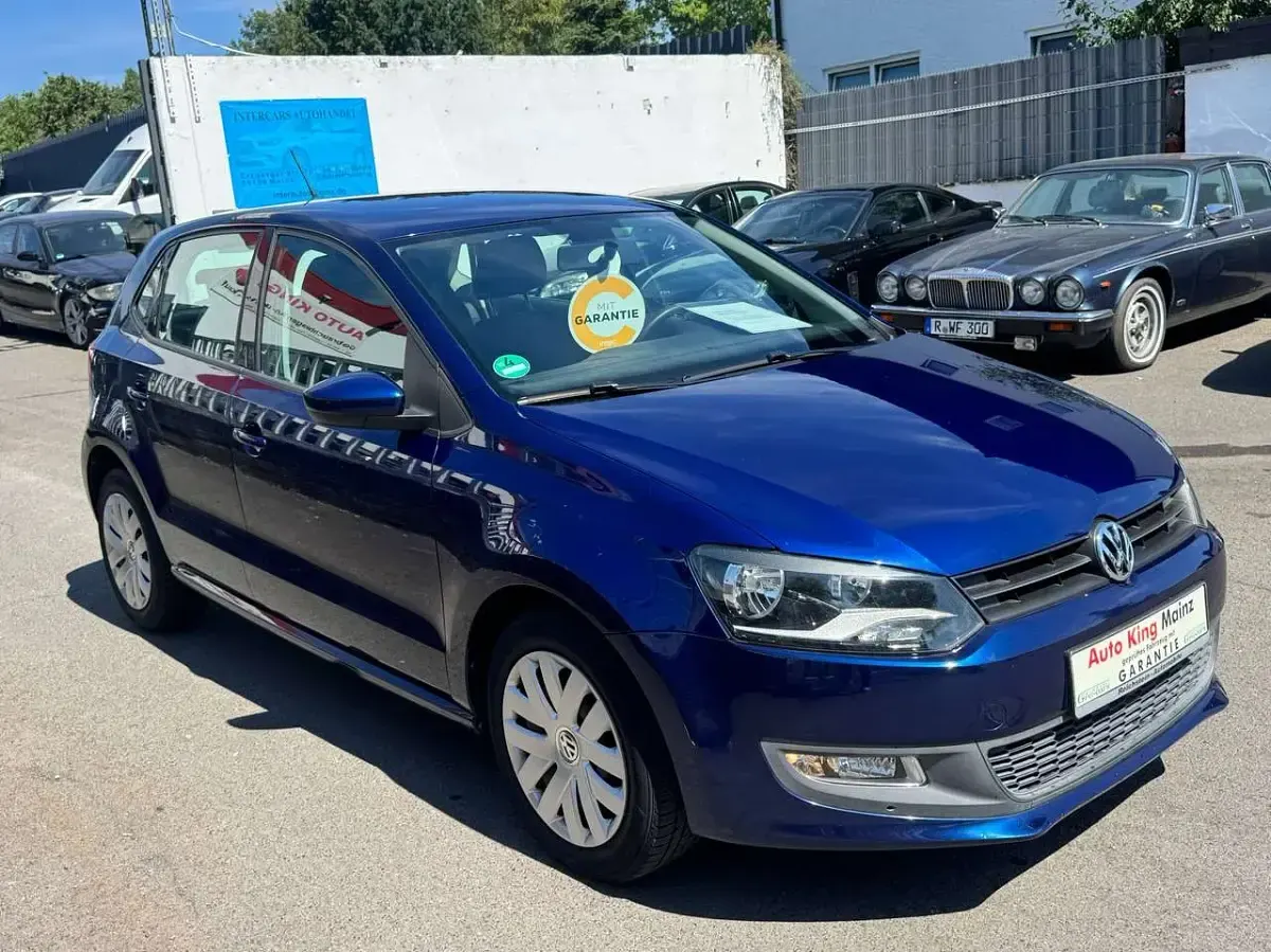 Gebraucht VW Polo Comfortline 86 PS (63 kW) 2010 Shadow blue metallic Kleinwagen