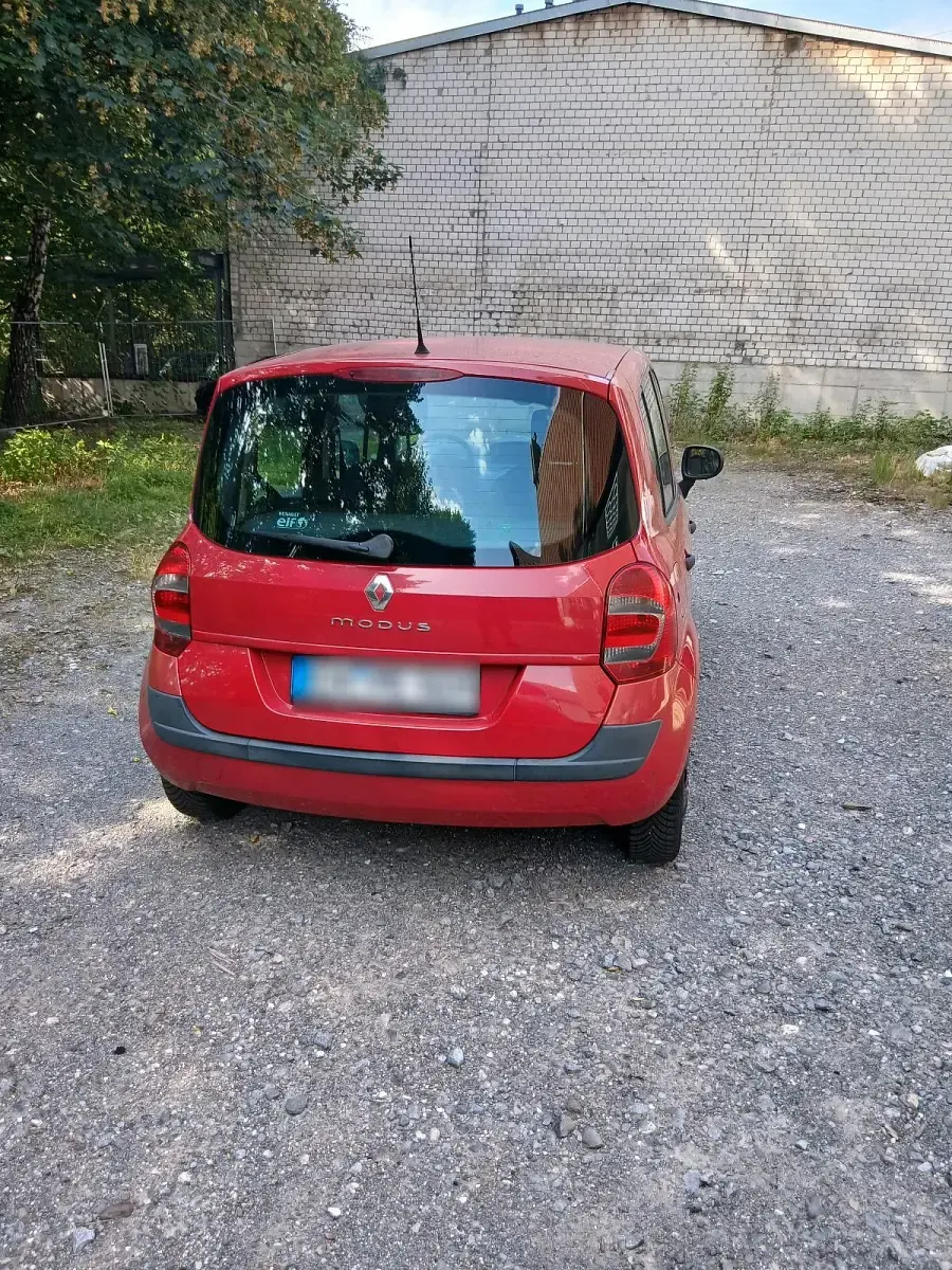 Gebraucht Renault Modus 75 PS (55 kW) 2009 Rot Van / Kleinbus