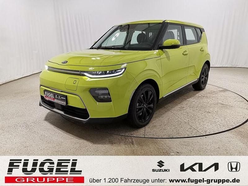 Space cadet green Gebraucht 2021 Kia Soul EV Edition 7 SUV | 17.999 € - Bild 1/4