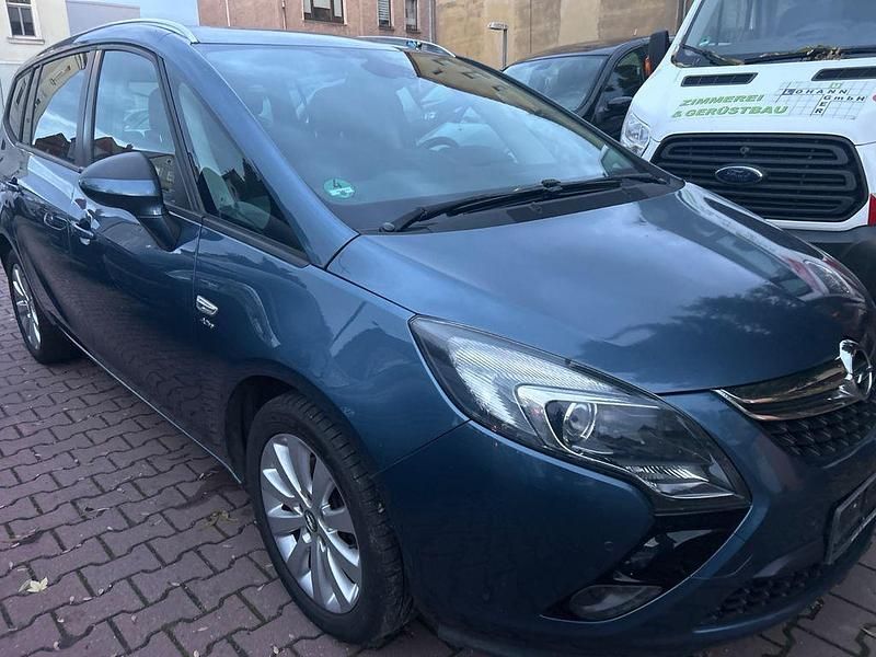 Gebraucht Opel Zafira Tourer Active 131 PS (96 kW) 2014 Blau Van / Kleinbus