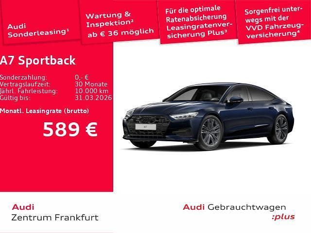 Blau Gebraucht 2025 Audi A7 Sport Limousine | 59.950 € (Superpreis) - Bild 1/3