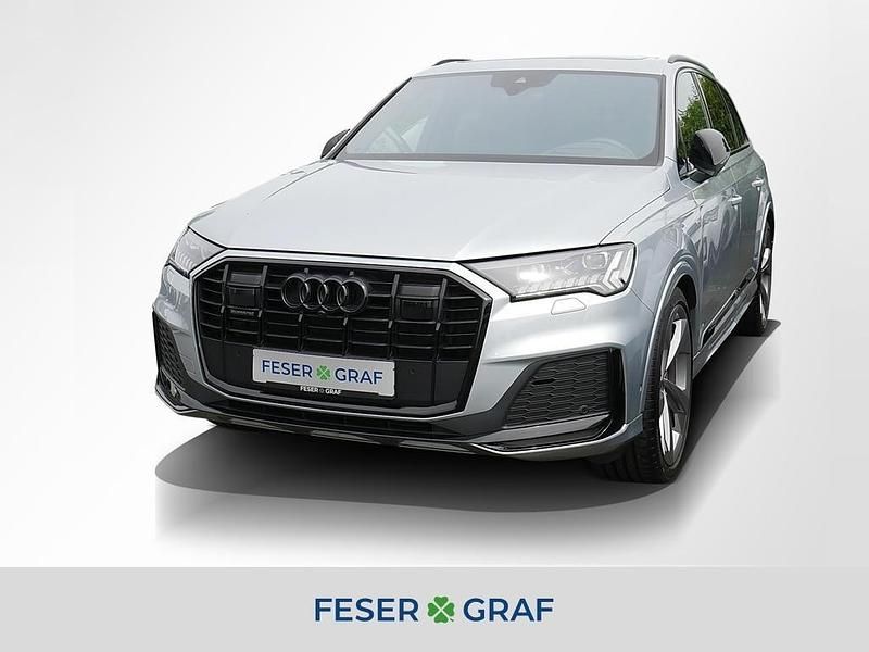 Satellitsilber metallic Gebraucht 2023 Audi Q7 S-Line SUV | 62.880 € (Superpreis) - Bild 1/4