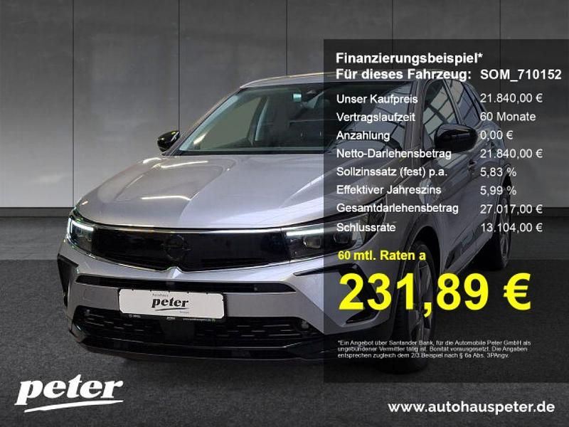 Lack grau artense/ klarlack (metallic) Gebraucht 2024 Opel Grandland X GS Line SUV | 21.839 € (Fairer Preis) - Bild 1/4