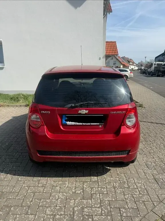 Gebraucht Chevrolet Aveo LT 101 PS (74 kW) 2008 Rot Limousine