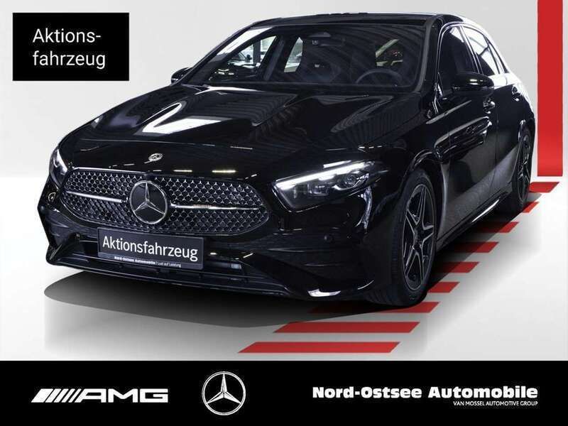 Unilack nachtschwarz Gebraucht 2025 Mercedes A200 AMG Limousine | 41.398 € (Teuer) - Bild 1/4