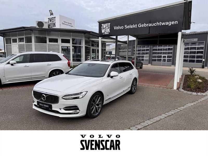 Weiss Gebraucht 2019 Volvo V90 Inscription Kombi | 28.390 € (Teuer) - Bild 1/4
