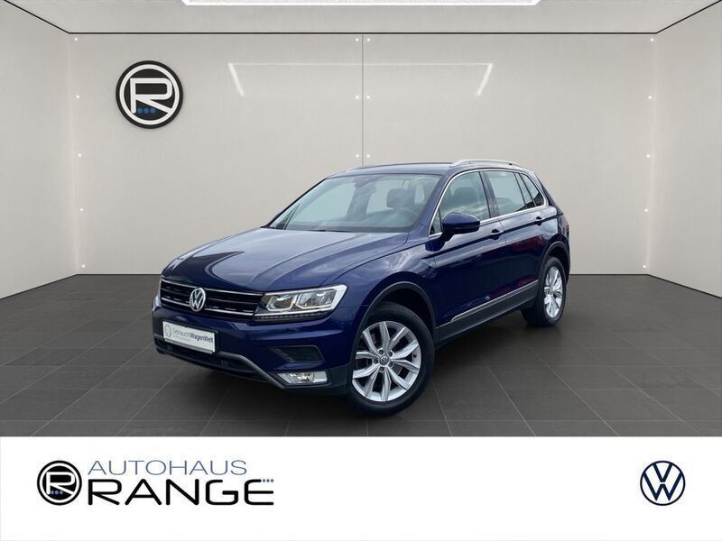 Blau Gebraucht 2017 VW Tiguan Highline SUV | 22.480 € (Fairer Preis) - Bild 1/4