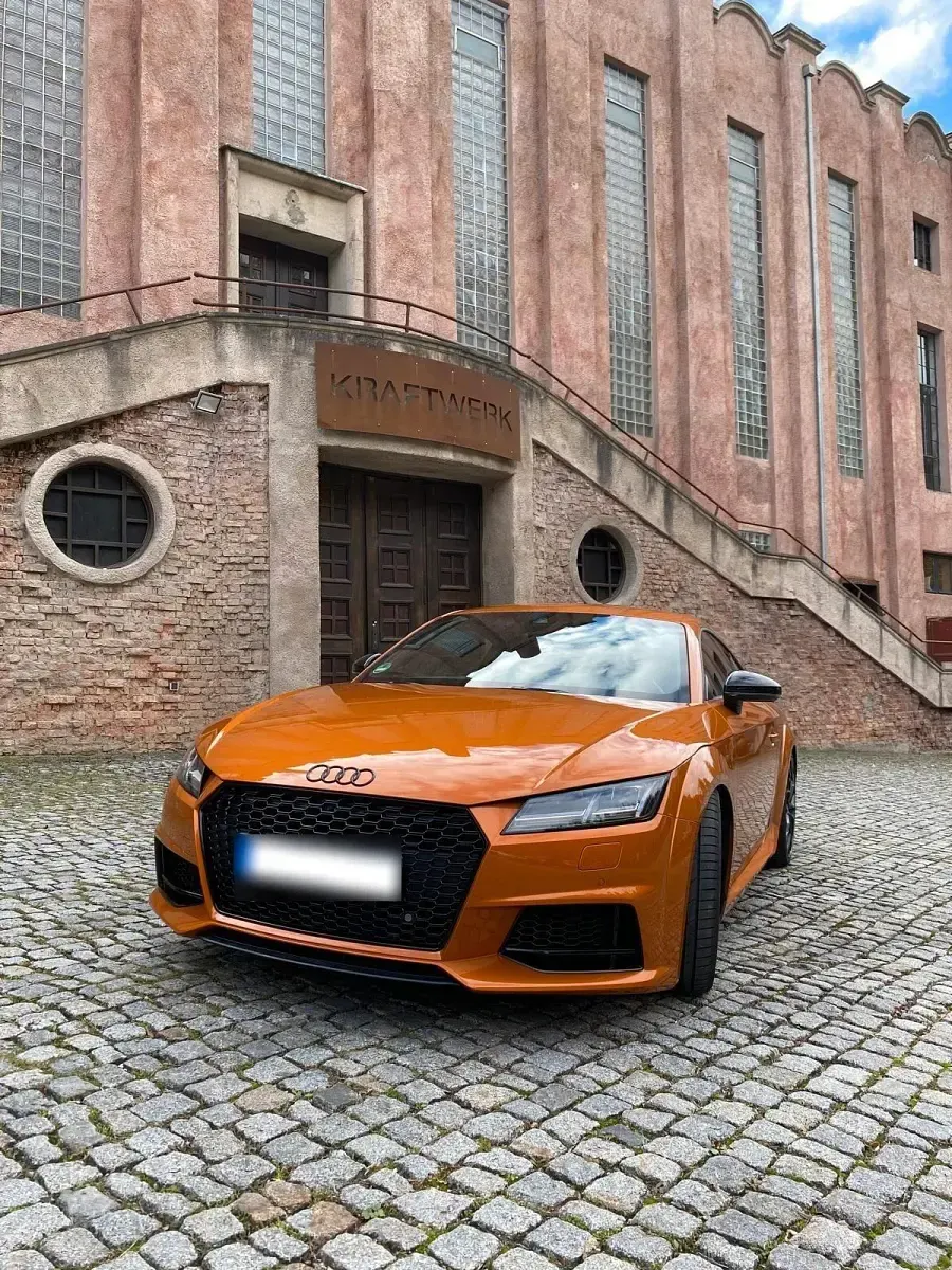 Usata Audi TTS Advanced 310 CV (228 kW) 2015 Arancione Coupé