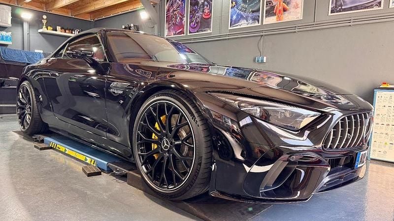 Gebraucht Mercedes SL55 AMG AMG 476 PS (350 kW) 2023 Schwarz Cabrio