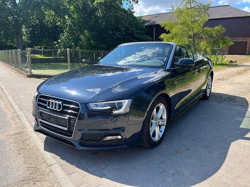 Blau Gebraucht 2014 Audi A5 Cabriolet S-Line Cabrio | 14.999 € (Guter Preis) - Bild 1/4
