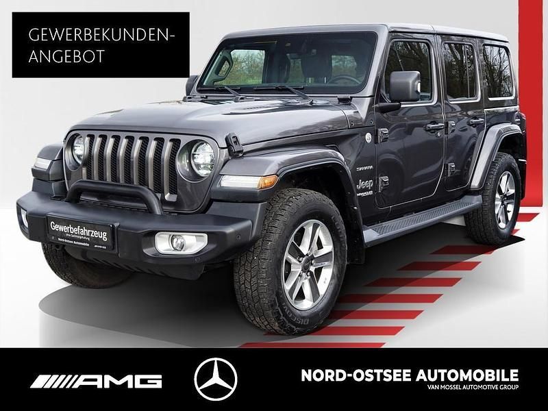 Granite crystal met. clear coa Gebraucht 2019 Jeep Wrangler Unlimited Sahara SUV | 38.390 € (Fairer Preis) - Bild 1/4