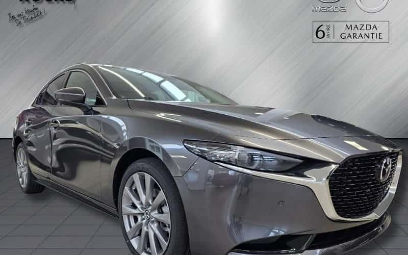 Grau Neu 2025 Mazda 3 Exclusive-Line Limousine | 28.990 € - Bild 1/4